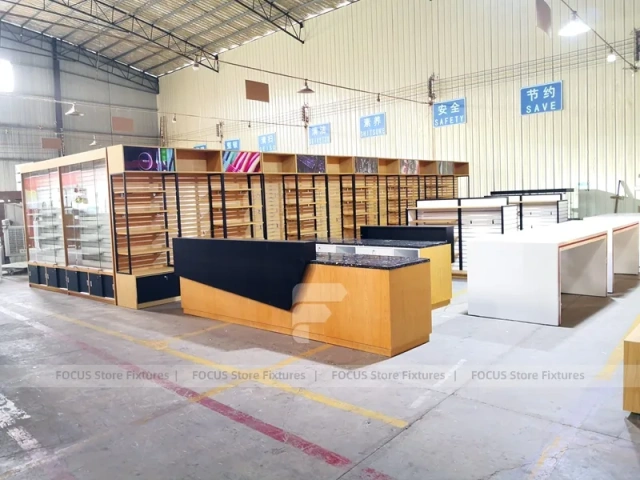 Yellow Black Mobile Phone Wall Store Layout