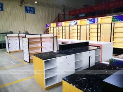 Yellow Black White Mobile Store Display Layout
