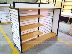 Yellow Black White Mobile Store Display Layout