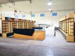Yellow Black White Mobile Store Display Layout