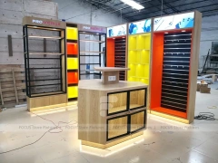 Yellow Red Mobile Accessories Wall And Island