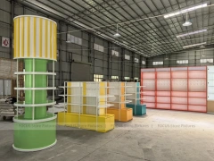 Yellow Teal Mobile Accessories Gondola Shelving