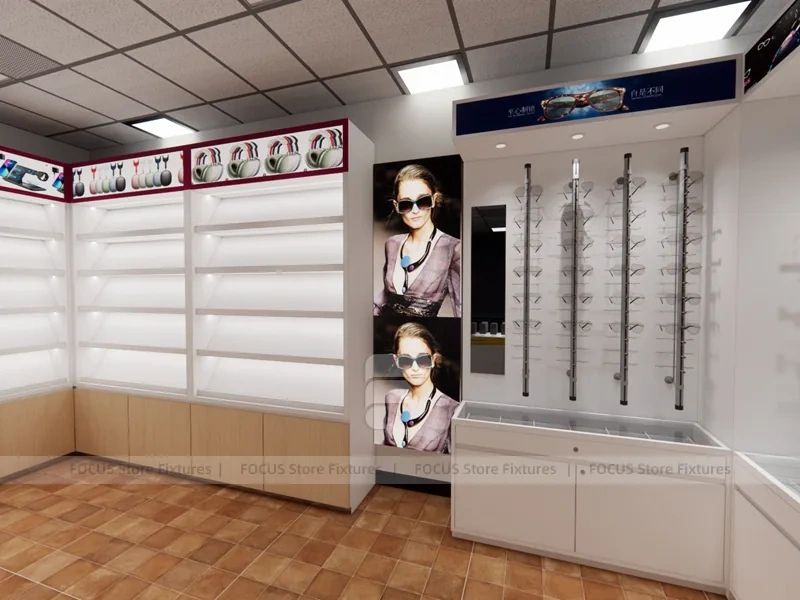 Yellow White Mobile Phone Store Interior