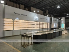 Black Frame Perfume Boutique Wall Display