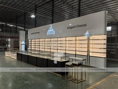 Black Frame Perfume Boutique Wall Display
