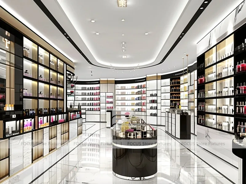 Black Gold Luxury Fragrance Boutique Layout