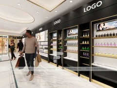 Black Perfume Boutique With Moss Feature Wall