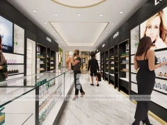 Black Perfume Cashier Wall Display