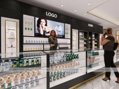 Black Perfume Cashier Wall Display
