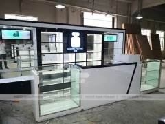 Black Perfume Gondola Shelving Unit