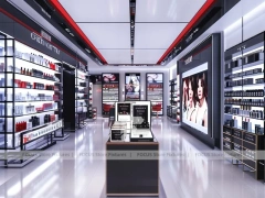 Black Red Perfume Boutique With Portrait Center Column