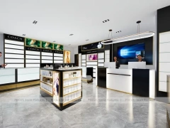 Black White Perfume Retail Layout With Menu Lightboxes