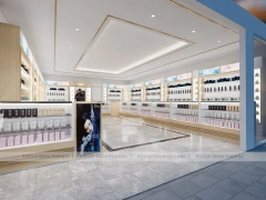Blue Framed Perfume Boutique Ceiling Layout