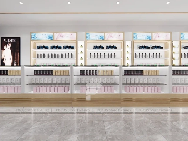 Blue Framed Perfume Boutique Ceiling Layout