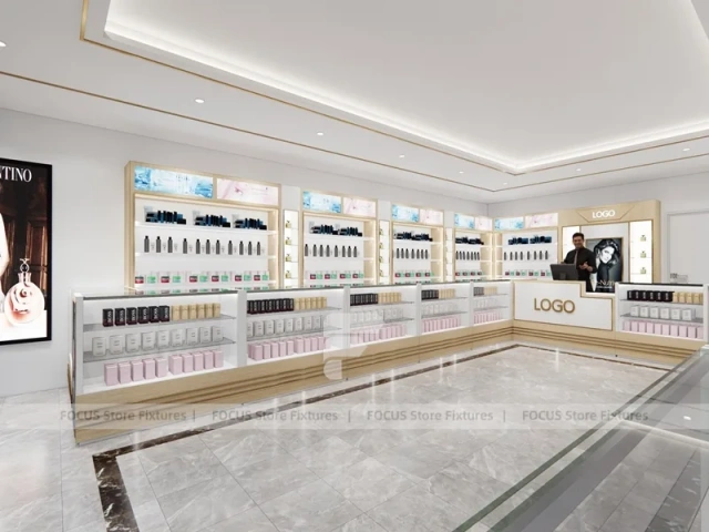 Blue Framed Perfume Boutique Ceiling Layout