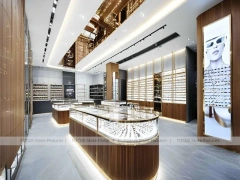 Blush Accent Optical Boutique Layout for Premium Eyewear Boutique