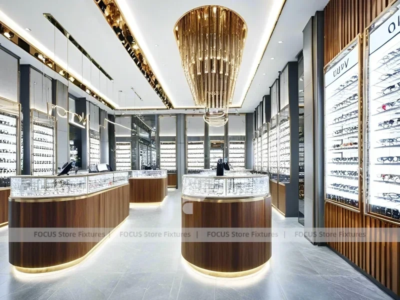 Blush Accent Optical Boutique Layout for Premium Eyewear Boutique