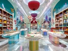 Boutique Sweet with Pastel Boutique Walkway Candy Showcase Salon