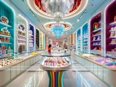 Boutique Sweet with Pastel Boutique Walkway Candy Showcase Salon