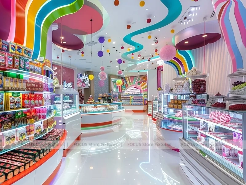 Candy Carnival Sweet Boutique Interior for Custom Sweets Retail