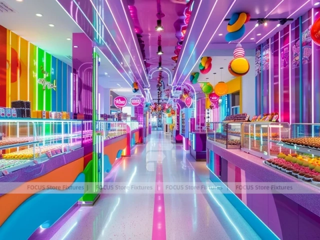Candy Carnival Sweet Boutique Interior for Custom Sweets Retail