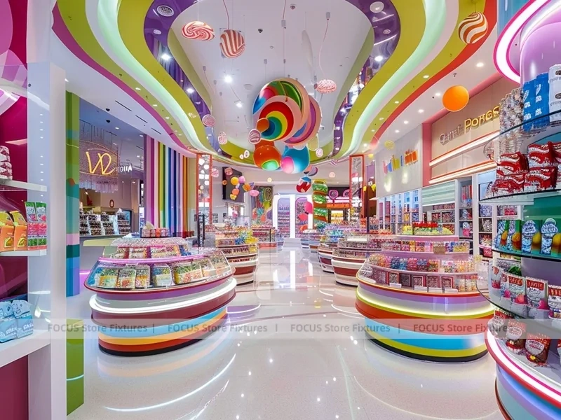 Candy Carnival Sweet Boutique Interior for Custom Sweets Retail