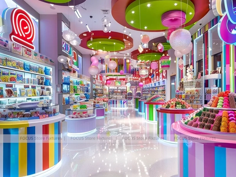 Candy Carnival Sweet Boutique Interior for Custom Sweets Retail