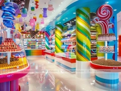 Candy Twist Confectionery Experience Shop with Branded Candy Merchandising