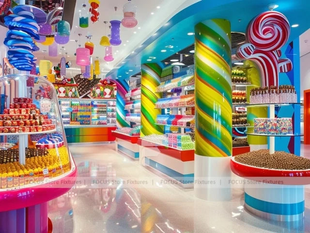 Candy Twist Confectionery Experience Shop with Branded Candy Merchandising