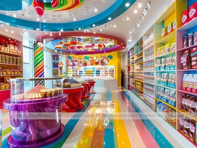 Candy Twist Confectionery Experience Shop with Branded Candy Merchandising