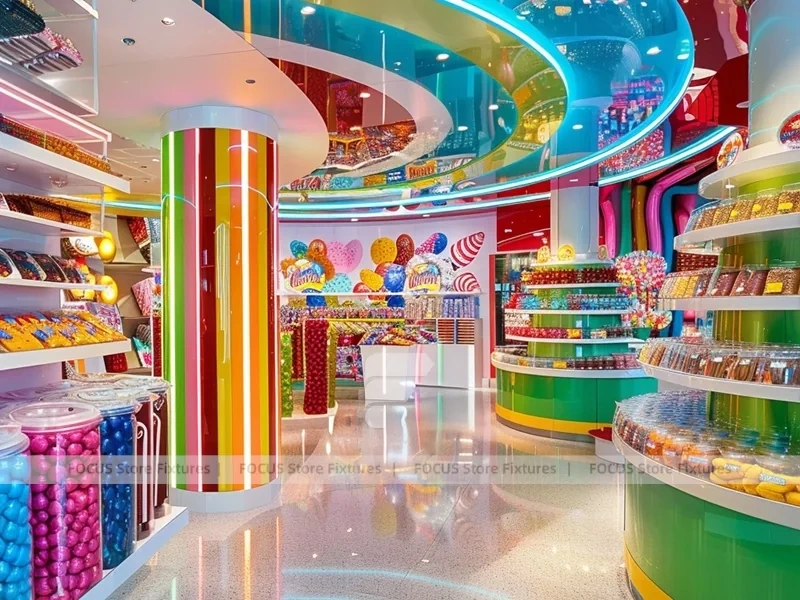Candy Twist Confectionery Experience Shop with Branded Candy Merchandising