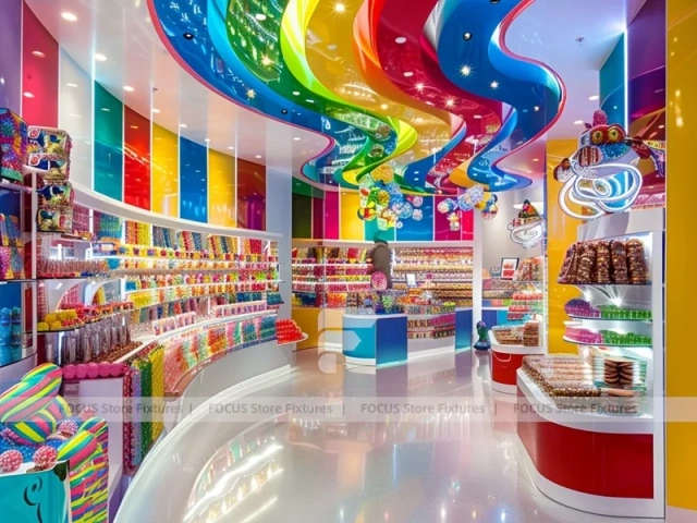 Candy Twist Confectionery Experience Shop with Branded Candy Merchandising