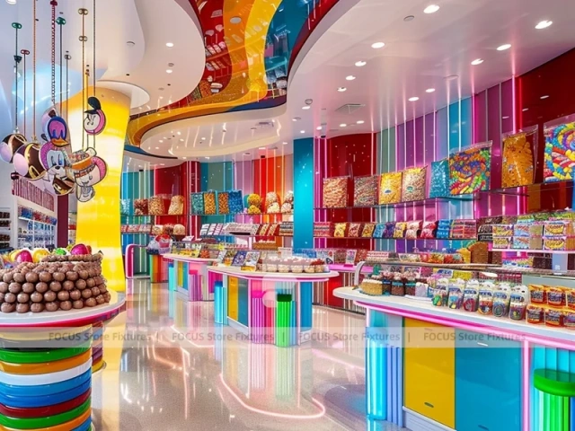 Candy Twist Confectionery Experience Shop with Branded Candy Merchandising