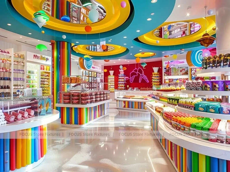 Candy Twist Confectionery Experience Shop with Branded Candy Merchandising