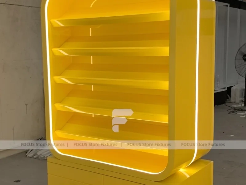 Cherry Pop Confectionery Display Cabinet with Freestanding Modular Bays