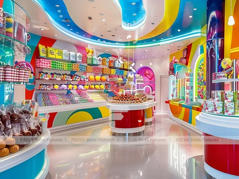 Confectionery Dream Confectionery Gallery Shop with Branded Candy Merchandising