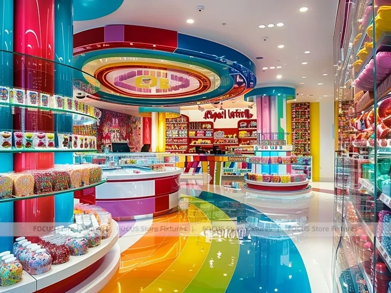 Confectionery Dream Confectionery Gallery Shop with Branded Candy Merchandising