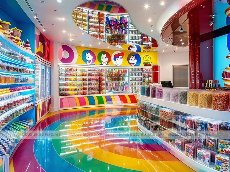 Confectionery Dream Confectionery Gallery Shop with Branded Candy Merchandising