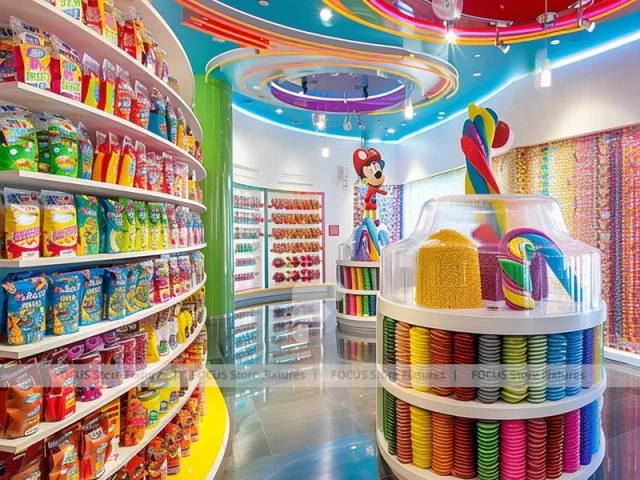Confectionery Dream with High-Capacity Candy Walls Confectionery Gallery Shop