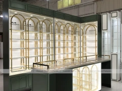 Full Perfume Showroom With Wall Bays And Pedestal Testers