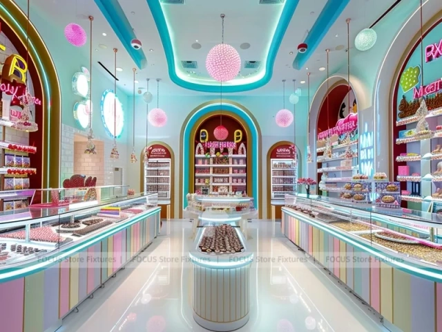 Gallery Candy Sweet Luxury Layout with Jewel Box Shelving