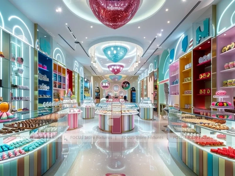 Gallery Candy with Jewel Box Shelving Sweet Luxury Layout