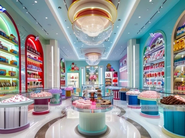 Gallery Candy with Jewel Box Shelving Sweet Luxury Layout