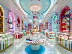 Gallery Candy with Jewel Box Shelving Sweet Luxury Layout