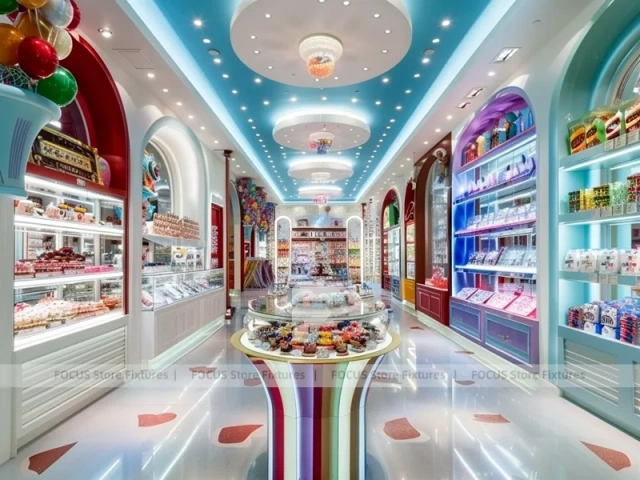 Gallery Candy with Jewel Box Shelving Sweet Luxury Layout