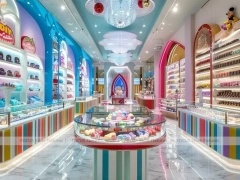 Gallery Candy with Jewel Box Shelving Sweet Luxury Layout