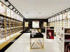 Gold Framed Perfume Gallery Wall Display