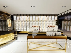 Gold Framed Perfume Gallery Wall Display
