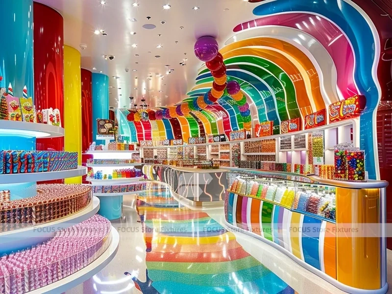 Lollipop Pop Sweet Retail Space for Custom Sweets Retail