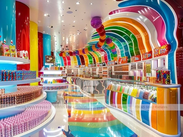 Lollipop Pop Sweet Retail Space for Custom Sweets Retail